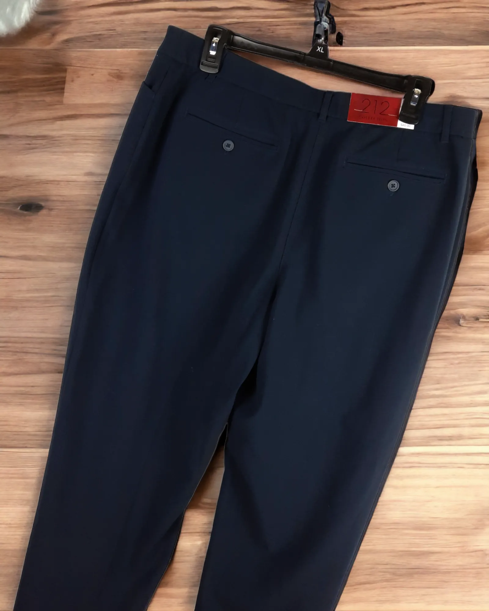 212 Navy Blue Business Casual Pants