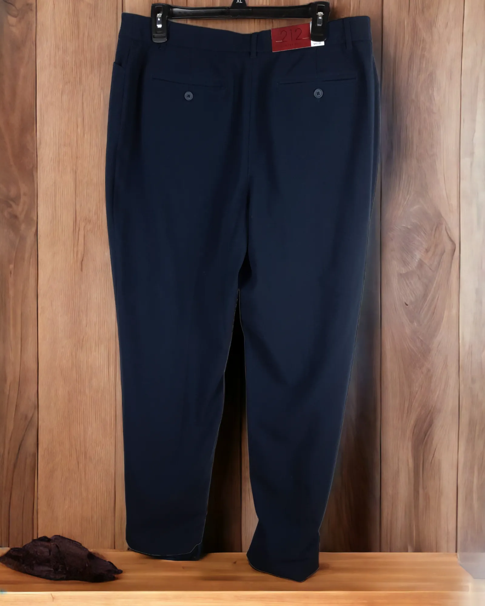 212 Navy Blue Business Casual Pants