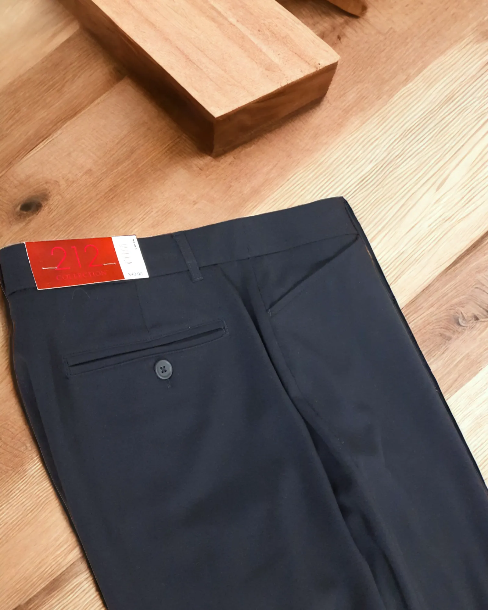 212 Navy Blue Business Casual Pants