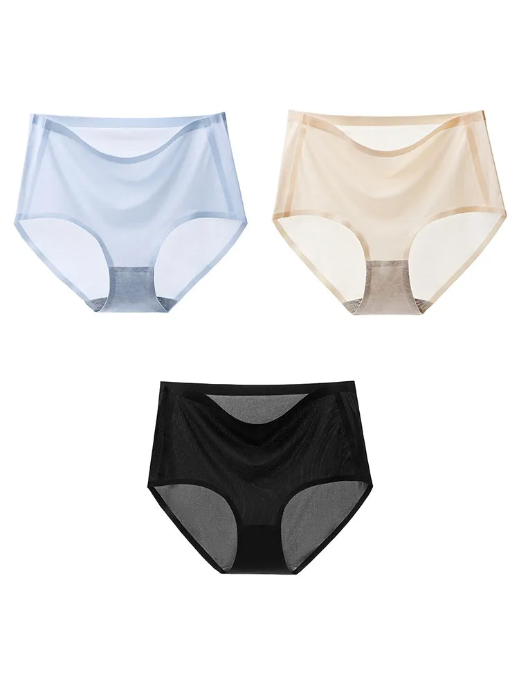 3-Pack Seamless Soft Breathable Stretch Underwear