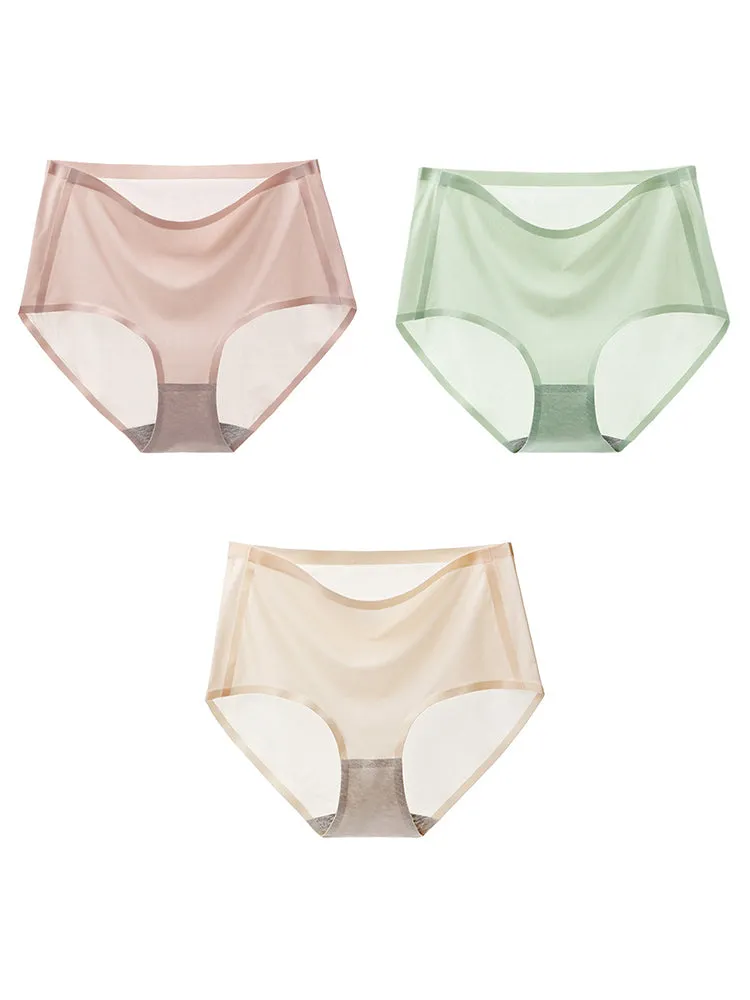 3-Pack Seamless Soft Breathable Stretch Underwear