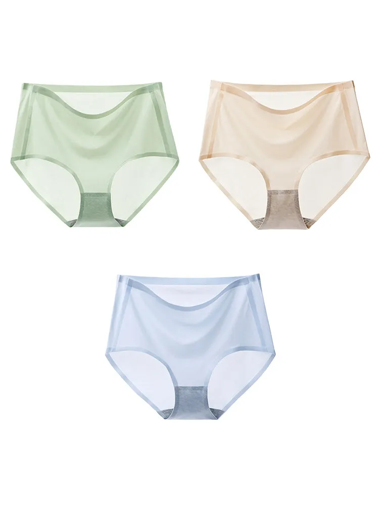 3-Pack Seamless Soft Breathable Stretch Underwear