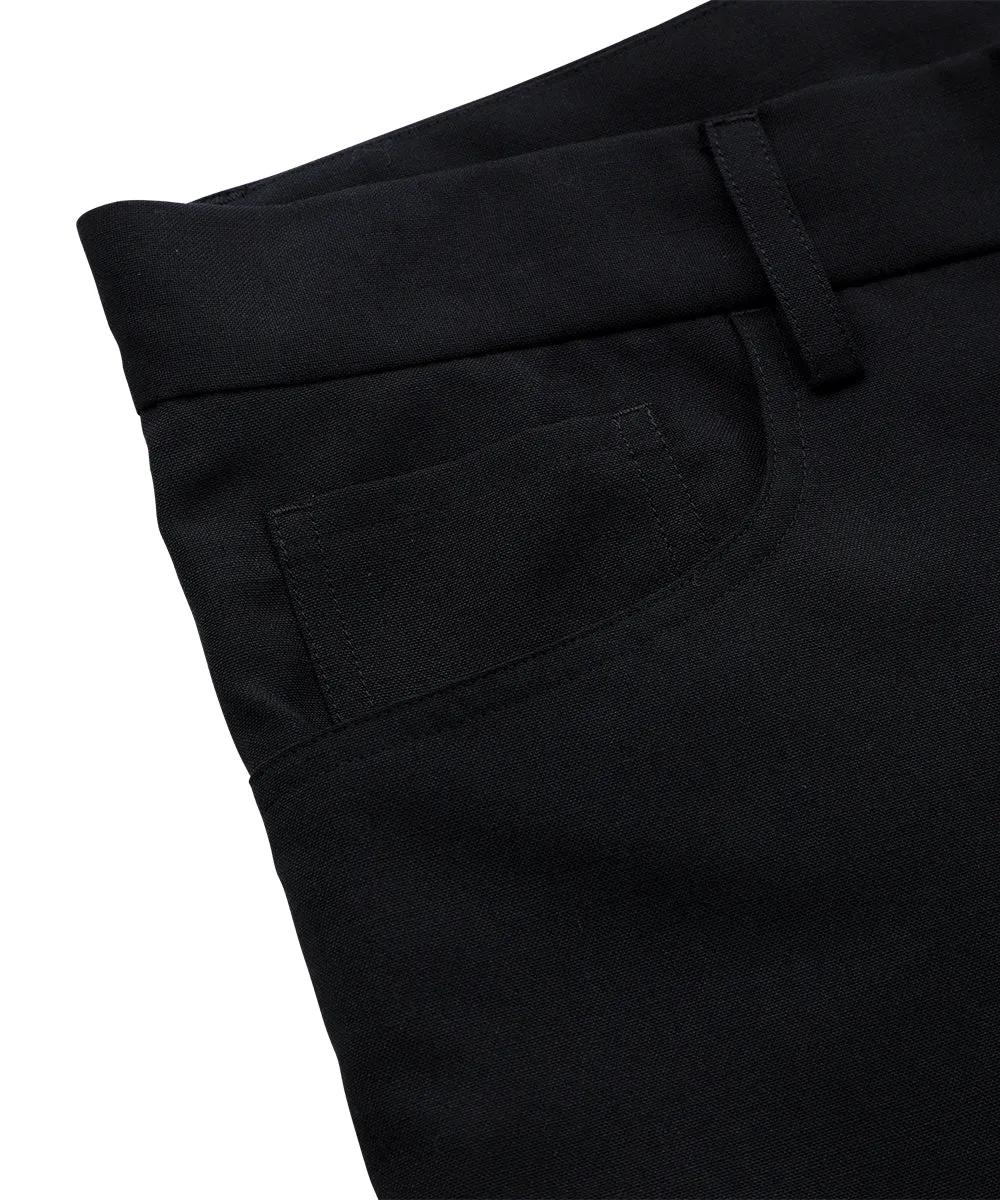 【75%OFF】Flared trouser - BLACK