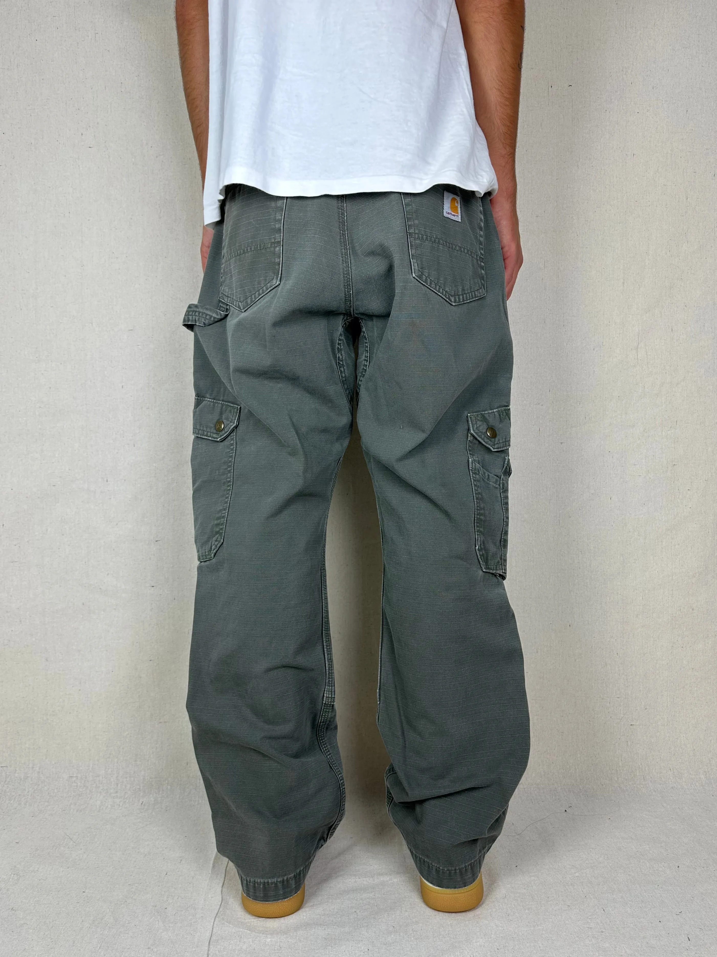 90's Carhartt Vintage Carpenter Cargo Pants Size 35x32