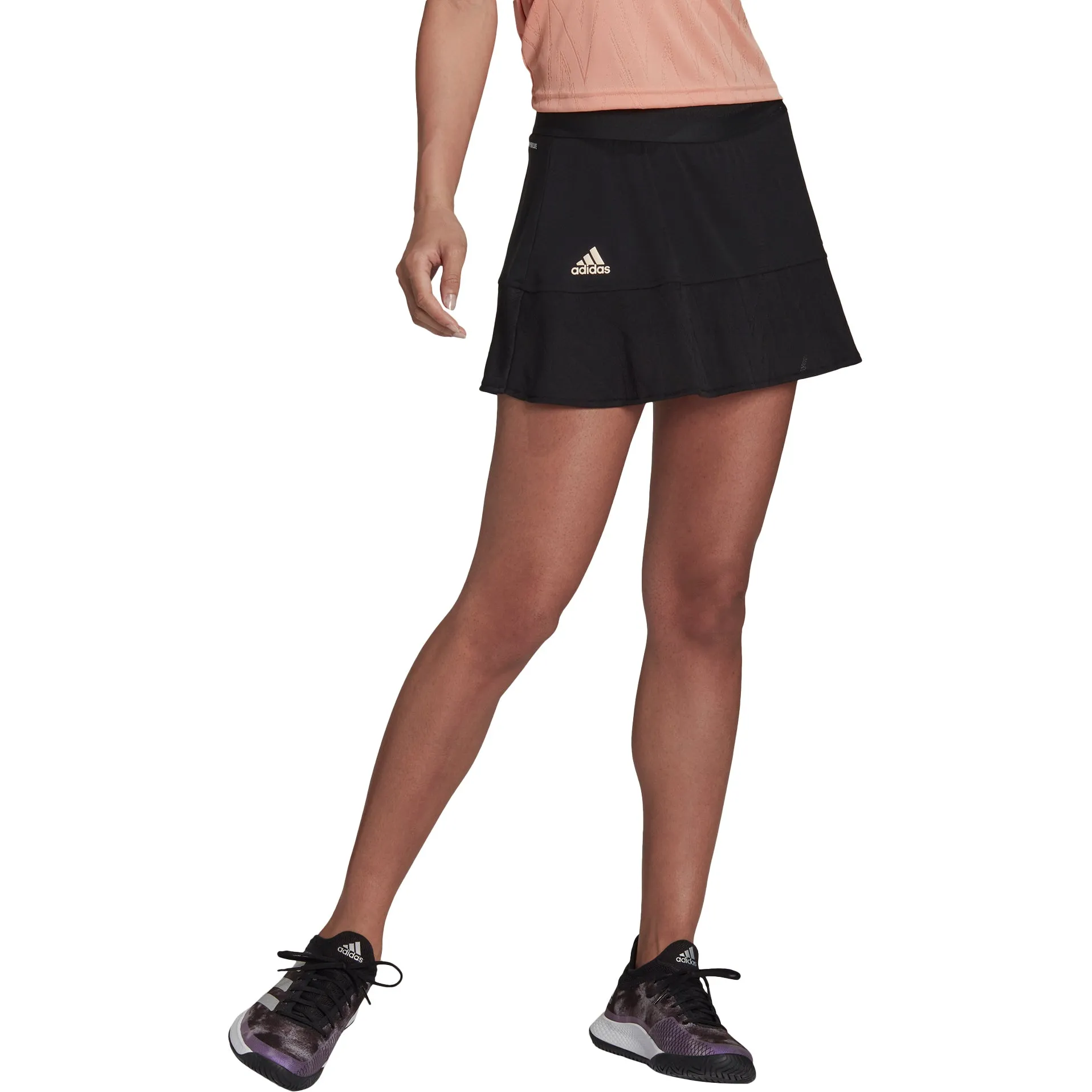 Adidas PrimeBlue Match Black Womens Tennis Skirt