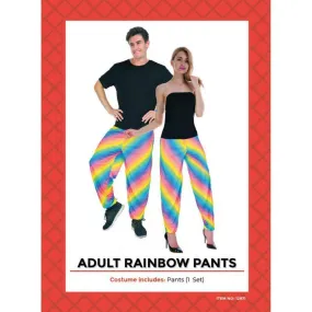 Adults Rainbow Pants - S/M