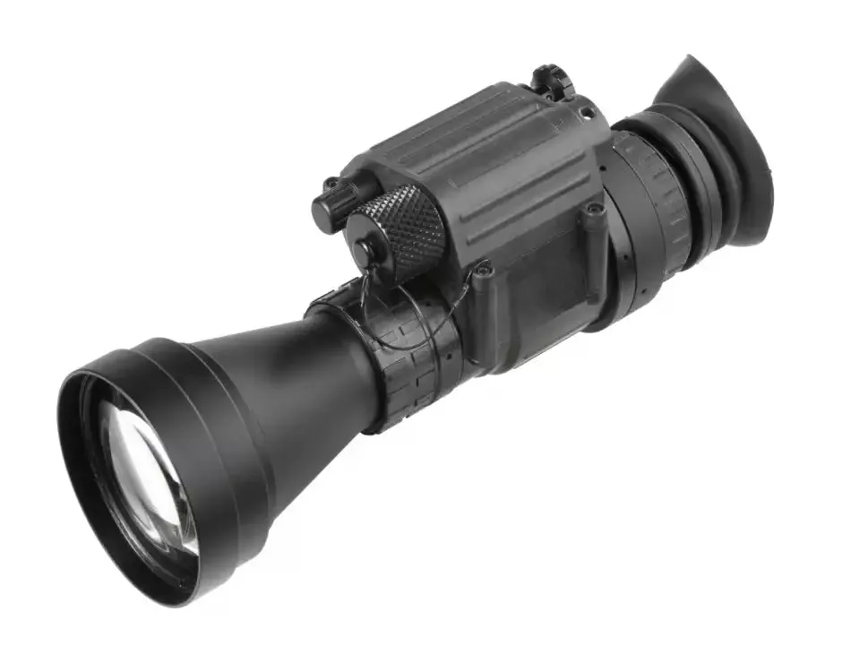 AGM Global Vision 11P14122483021 PVS-14 NL2 Night Vision Hand Held/Mountable Scope Black 1x 26mm, Gen 2  Level 2, Green Filter