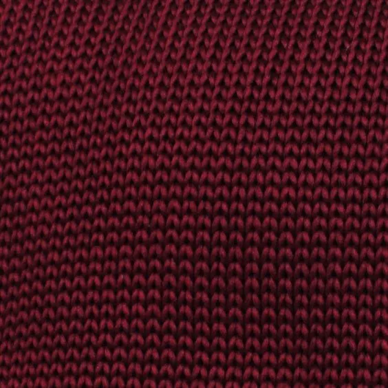 Aisling Burgundy Knitted Tie