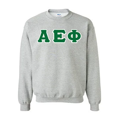 Alpha Epsilon Phi Standards Crewneck Sweatshirt - G180 - TWILL