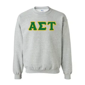 Alpha Sigma Tau Standards Crewneck Sweatshirt - G180 - TWILL