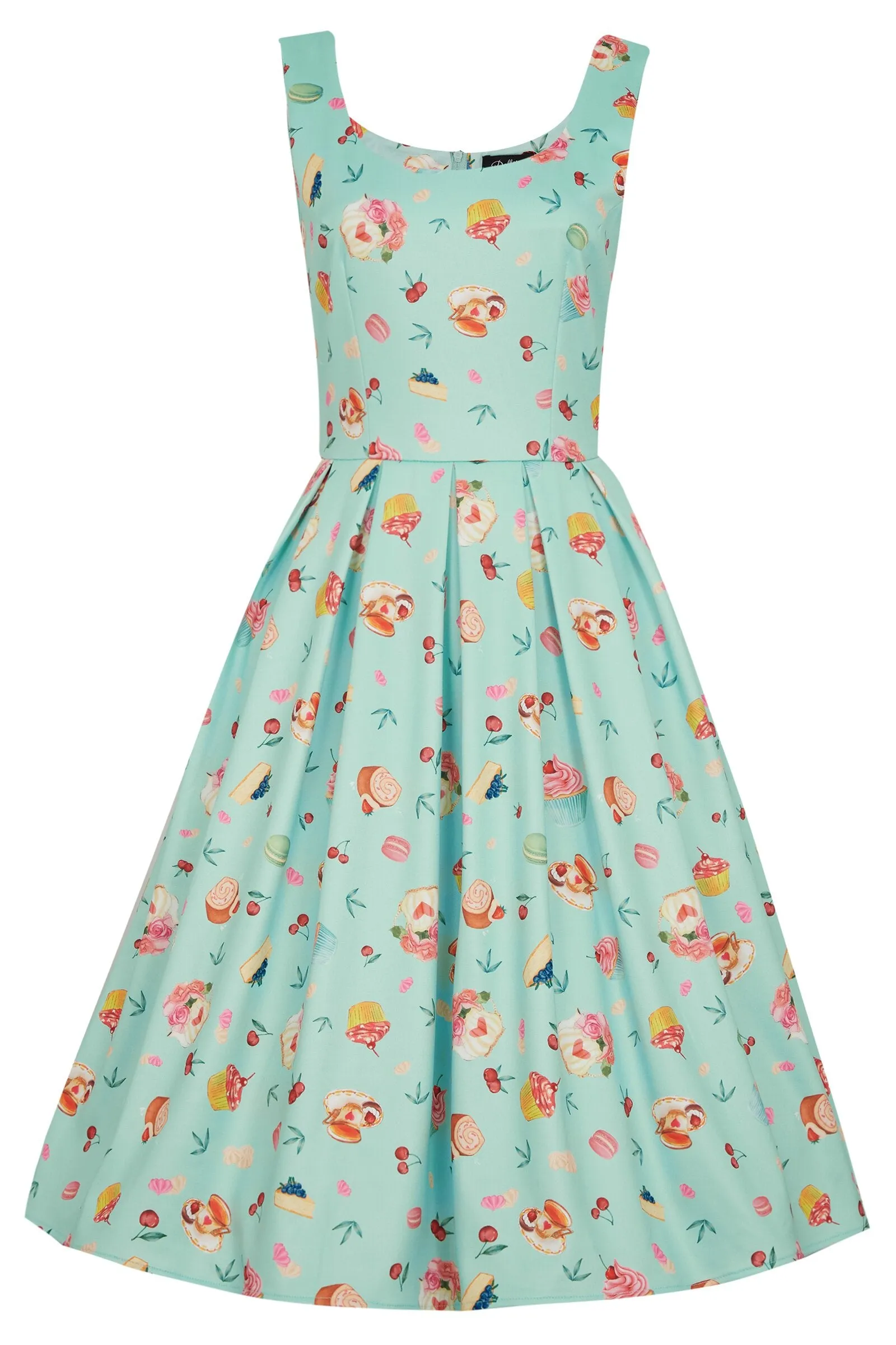 Amanda Afternoon Tea Dress In Baby Blue