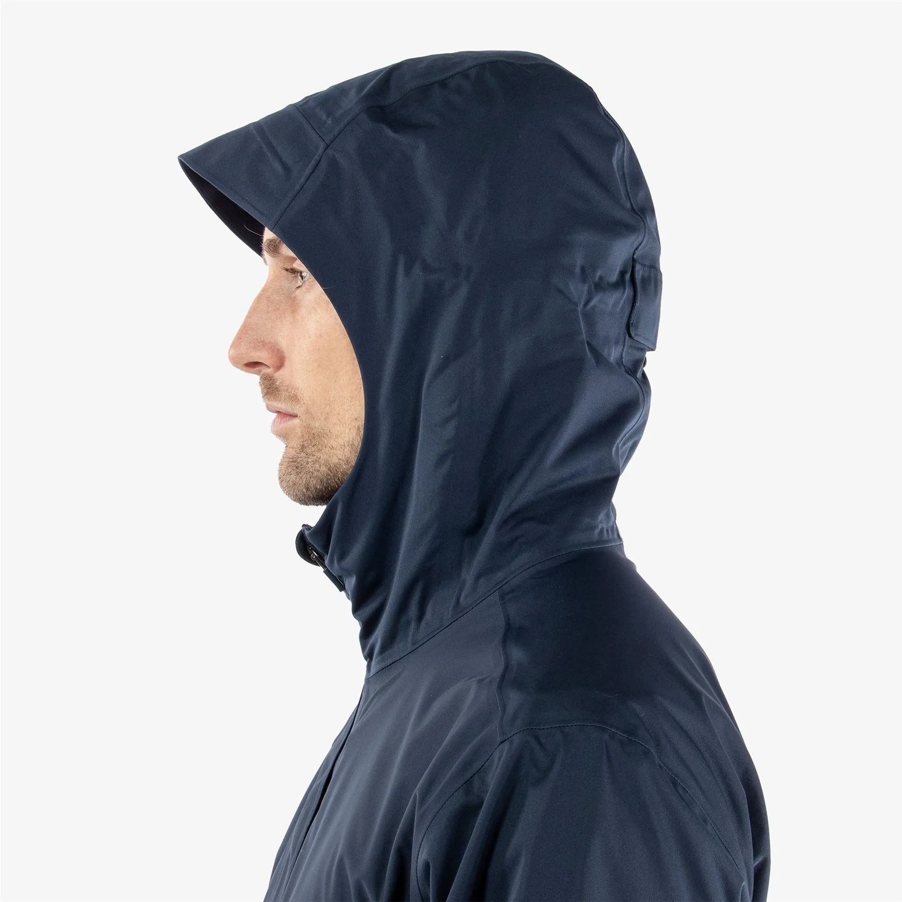 Amos Gore-Tex Full Zip Hooded Waterproof Jacket Navy - 2024