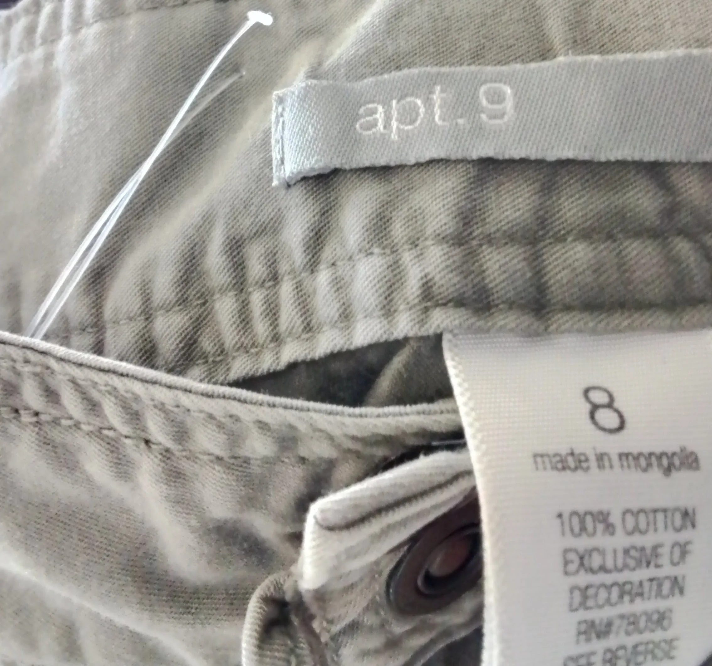 Apt. 9 Women's Green Cargo Pants