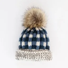 Atlantic Buffalo Check Knit Hat