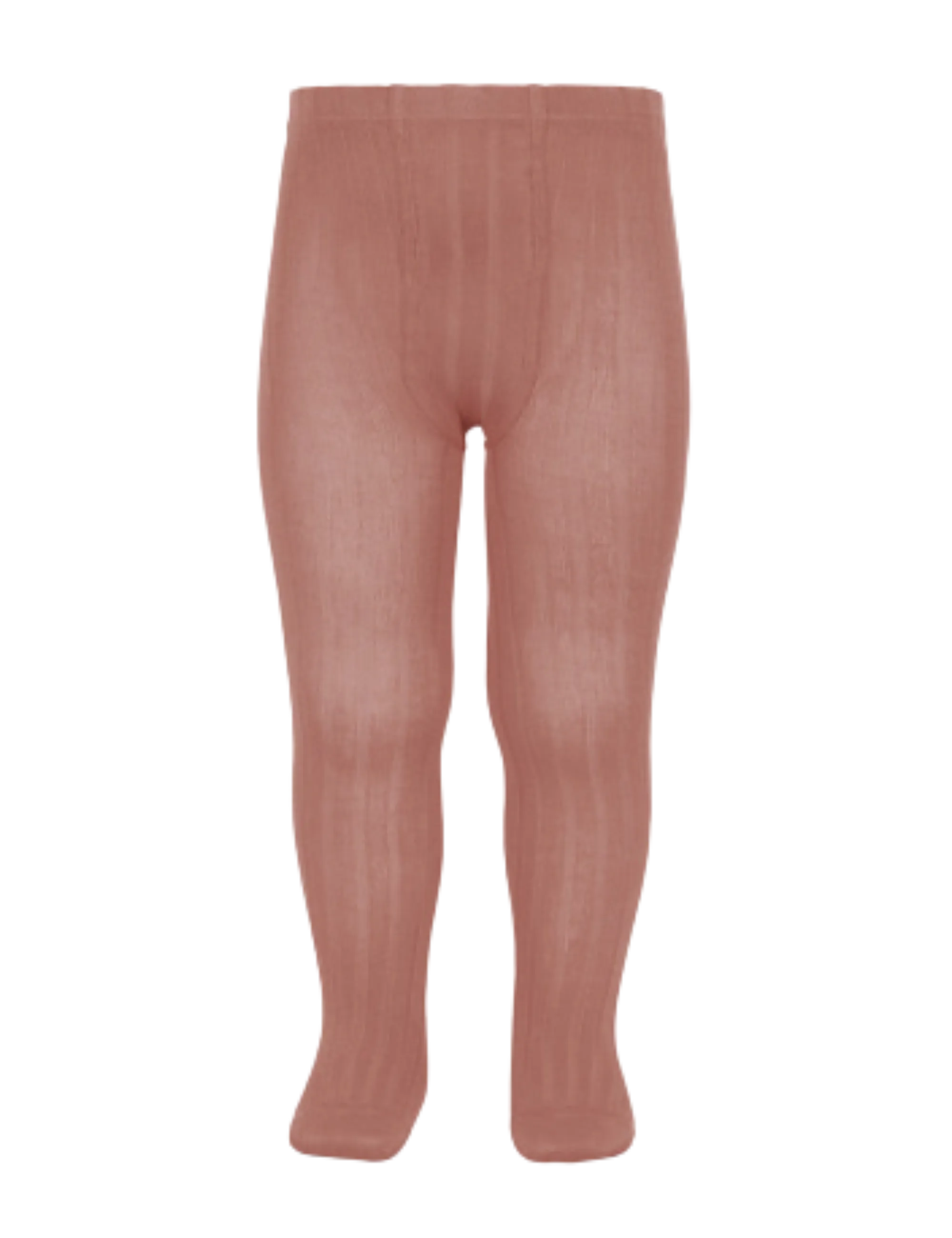 Basic Rib Tights - Terracotta