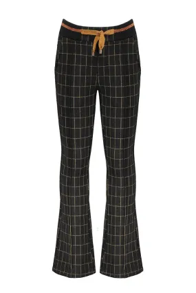 Black Check Pants Sahara