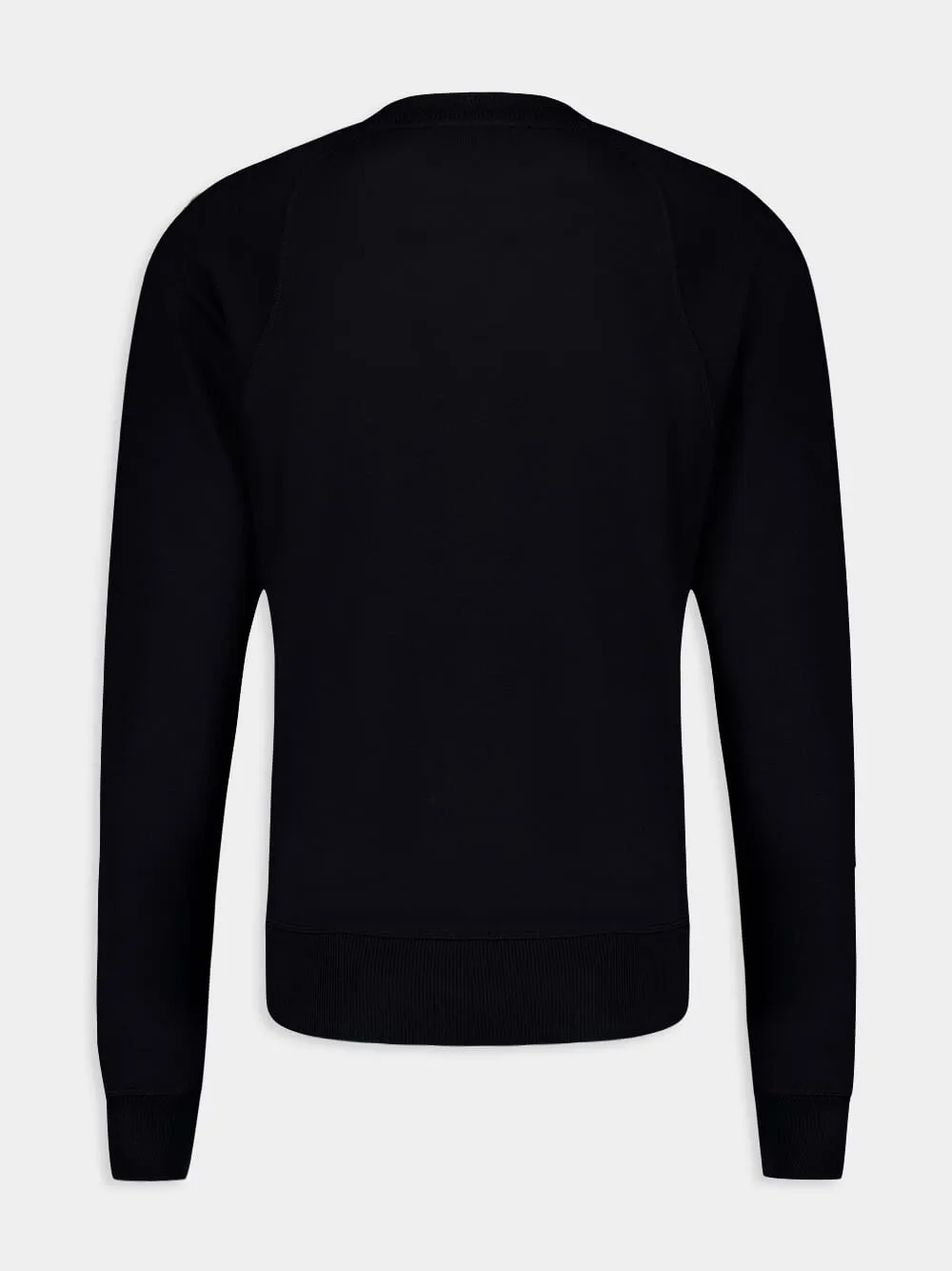 Black Lightweight Crewneck