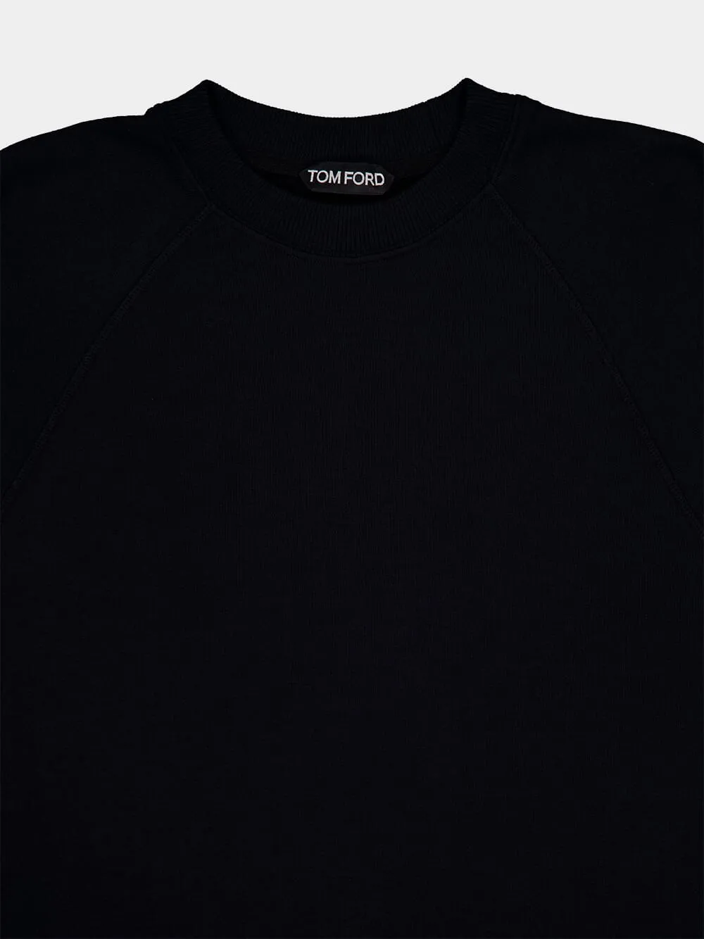 Black Lightweight Crewneck