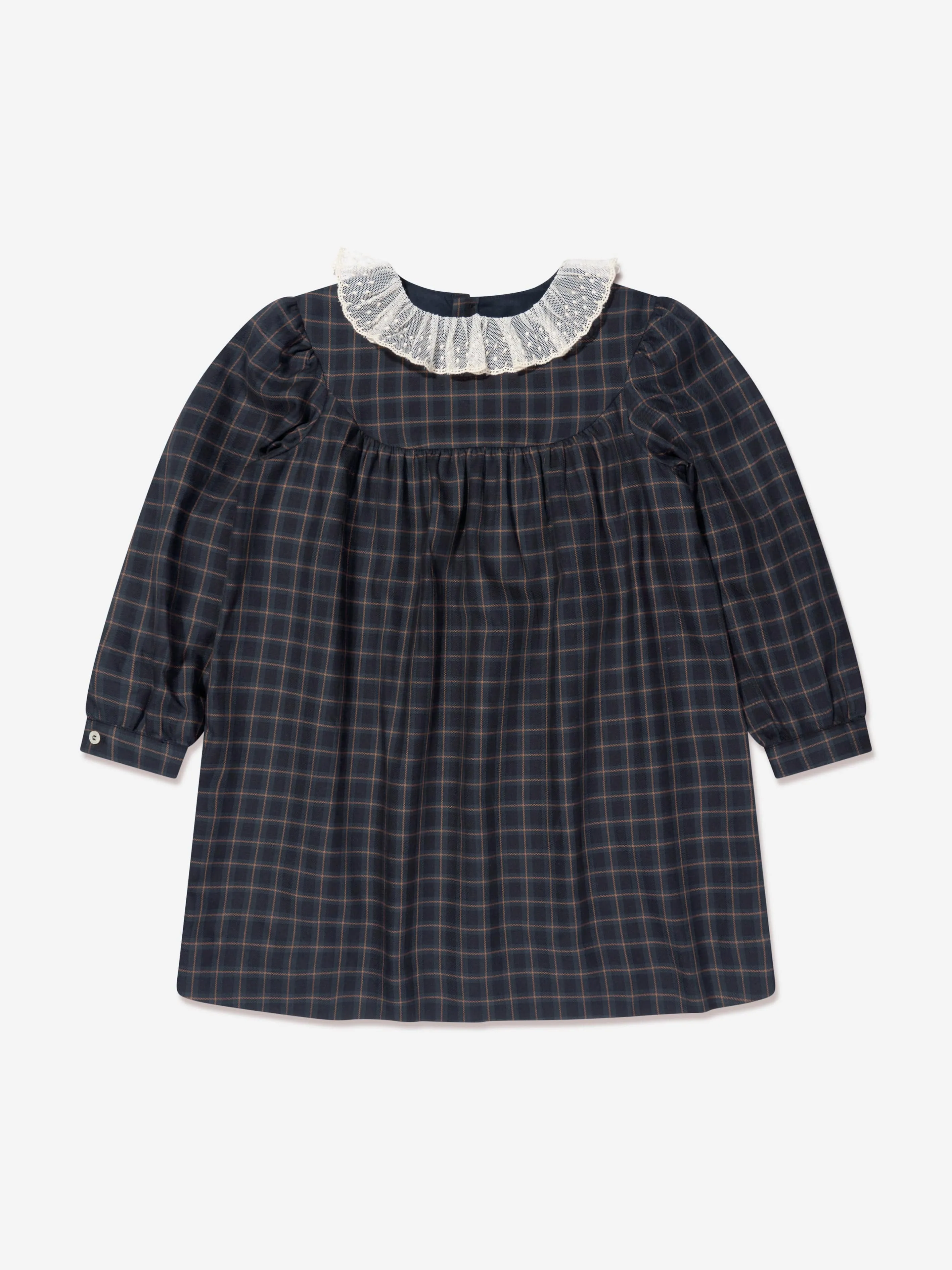 Bonpoint Girls Tamiko Occasion Dressd in Grey