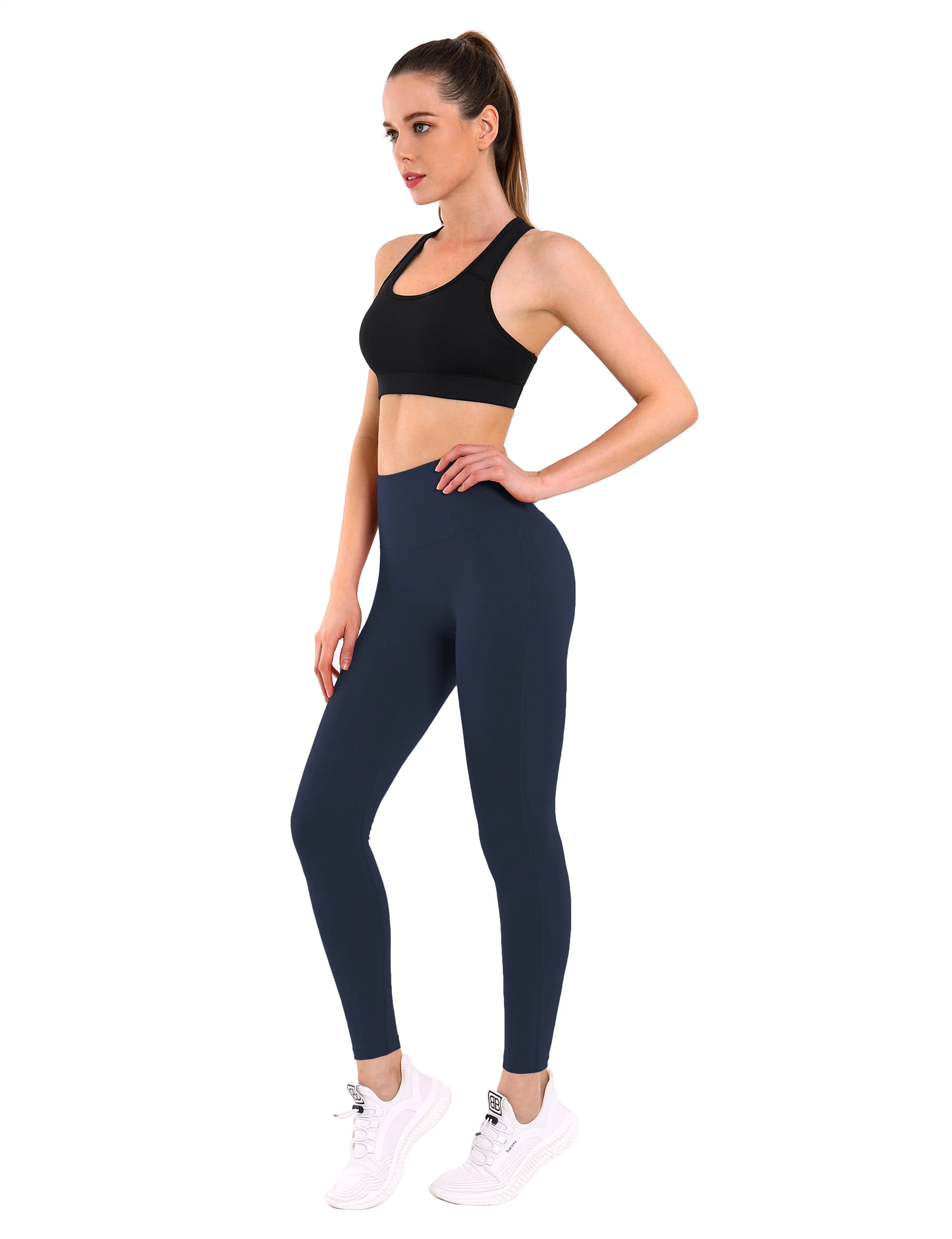 BUBBLELIME 87N/13S No Front line Yoga Pants 26" inseam_yoga