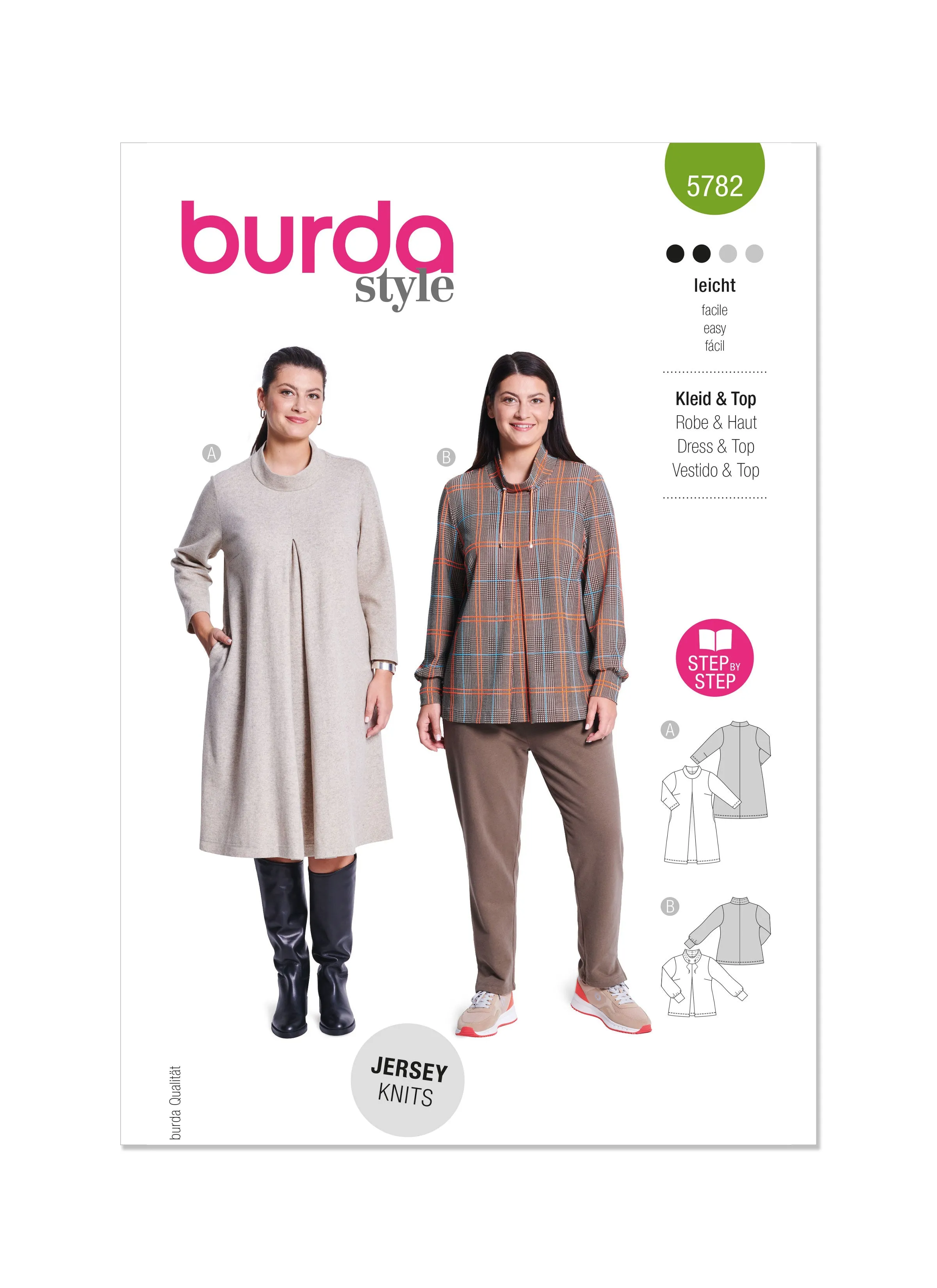 Burda Style Pattern 5782 Misses' Dress and Tunic