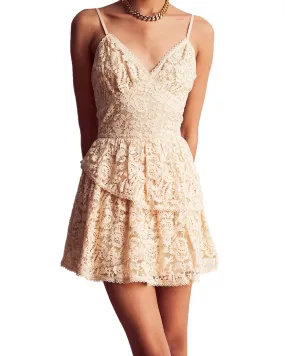 Buttercream Lace Hopely Mini Dress