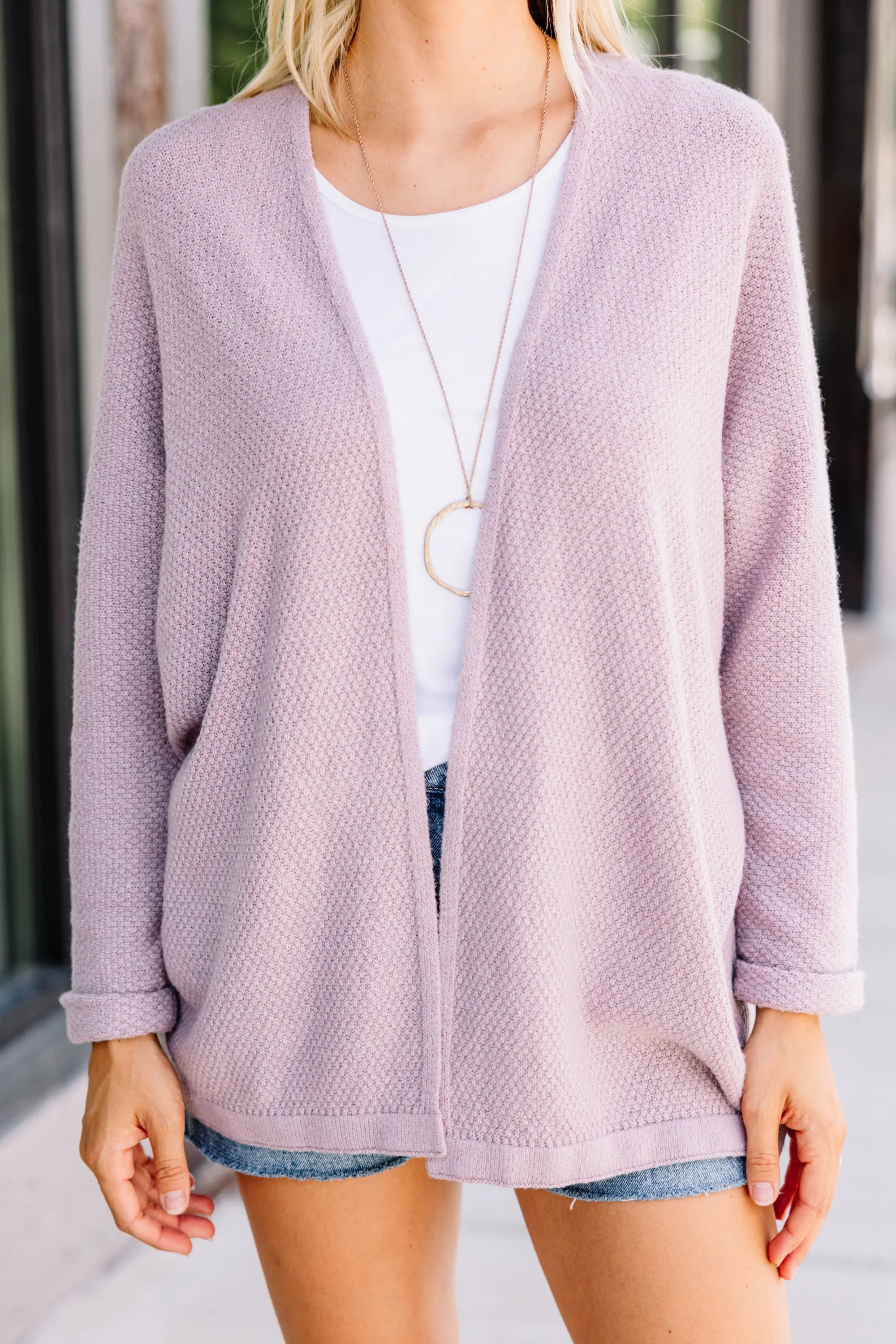 Call On Me Powder Blush Pink Cardigan