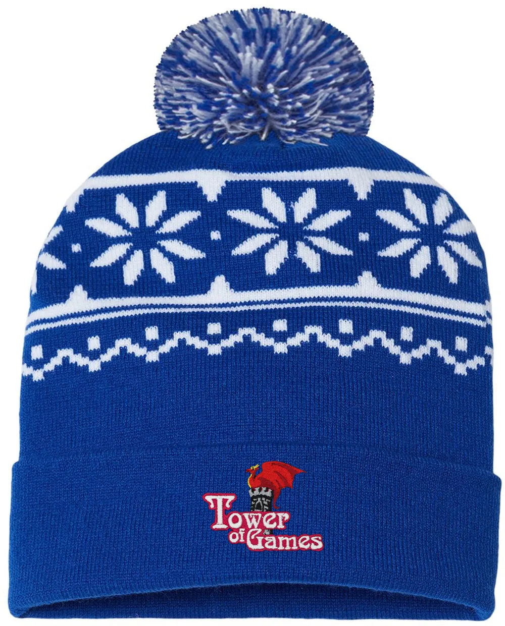 Cap America USA-Made Snowflake Beanie