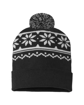 CAP AMERICA USA-Made Snowflake Beanie