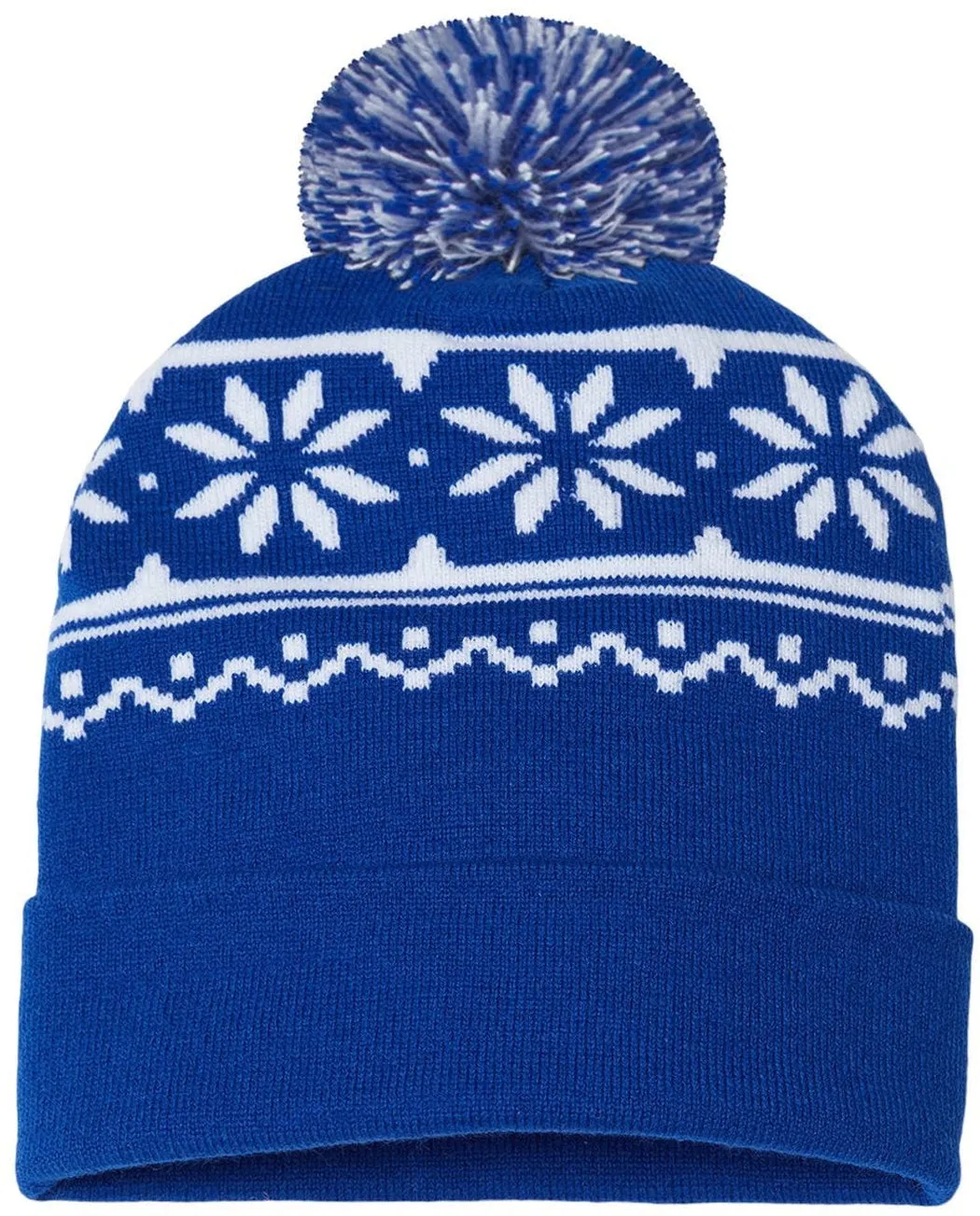 Cap America USA-Made Snowflake Beanie