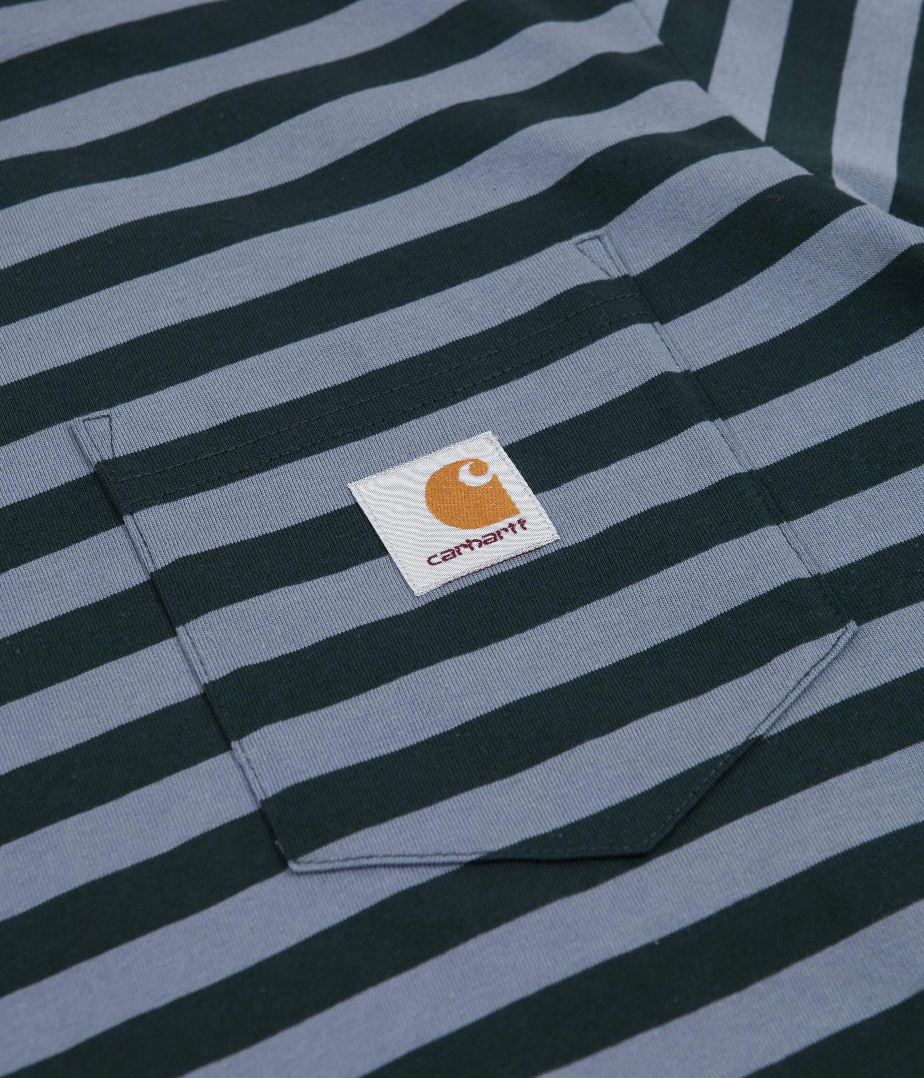 Carhartt Scotty Pocket T-Shirt - Scotty Stripe / Frasier / Icesheet