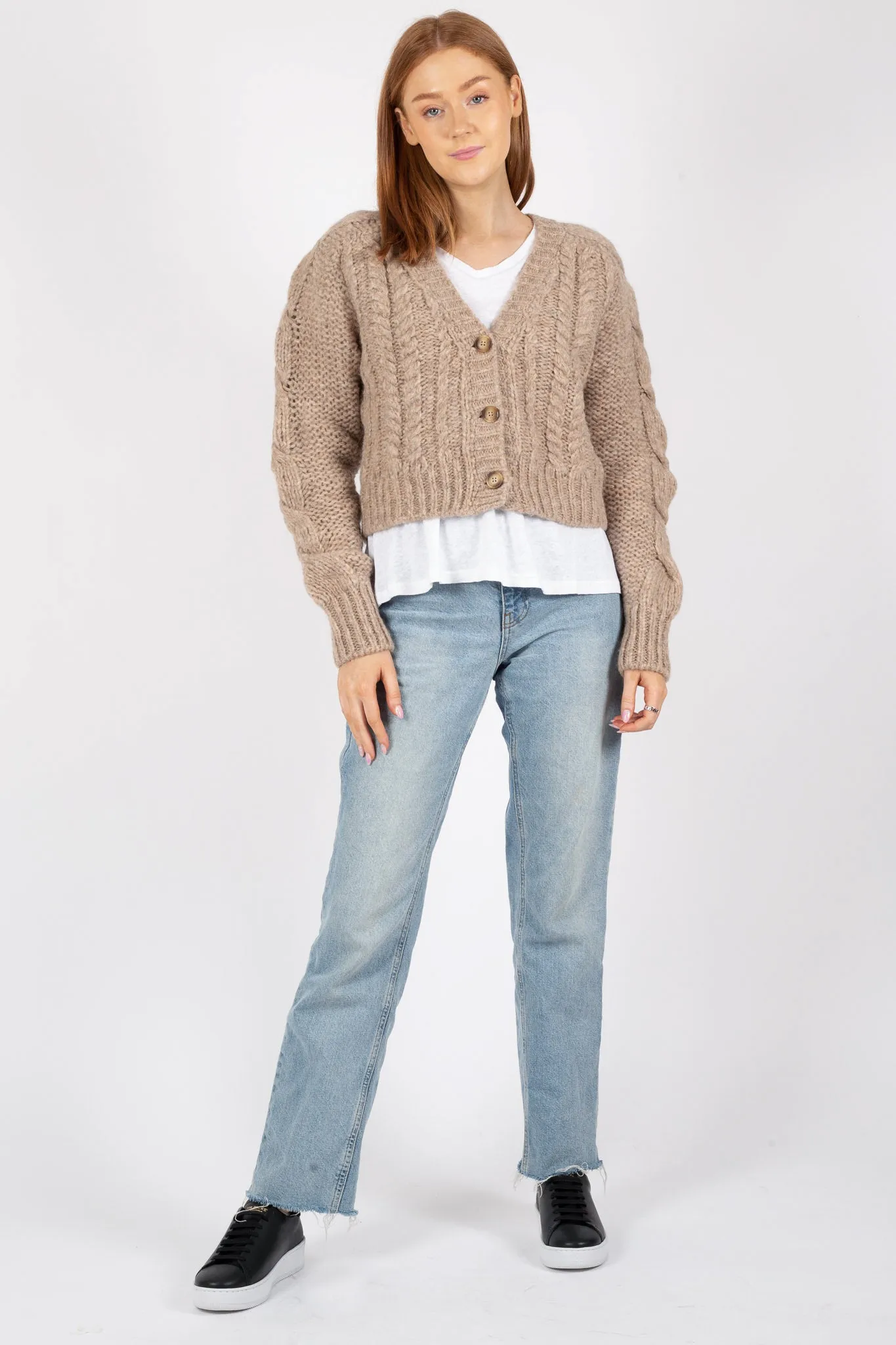 Carla Cardigan - Beige