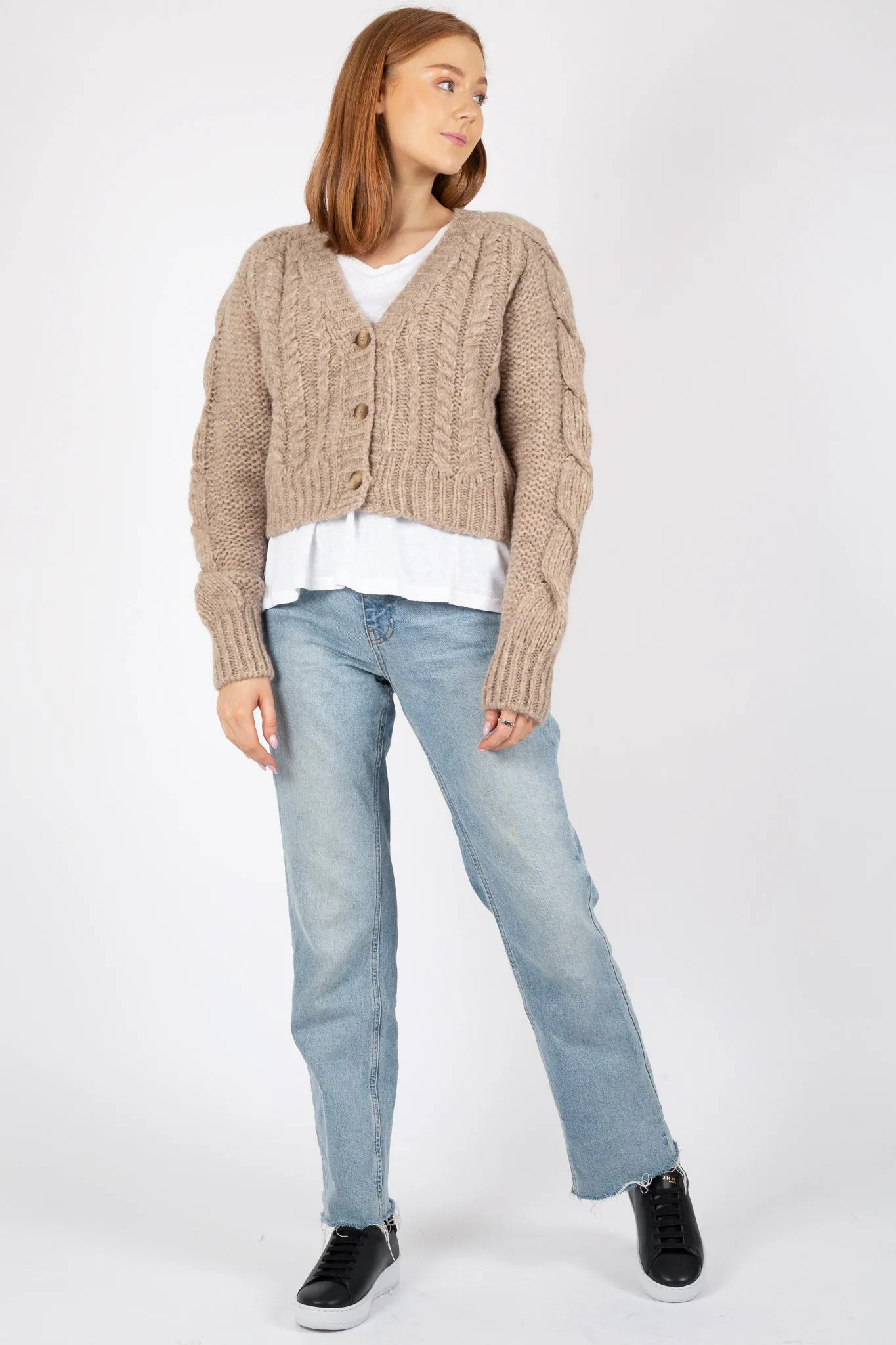 Carla Cardigan - Beige