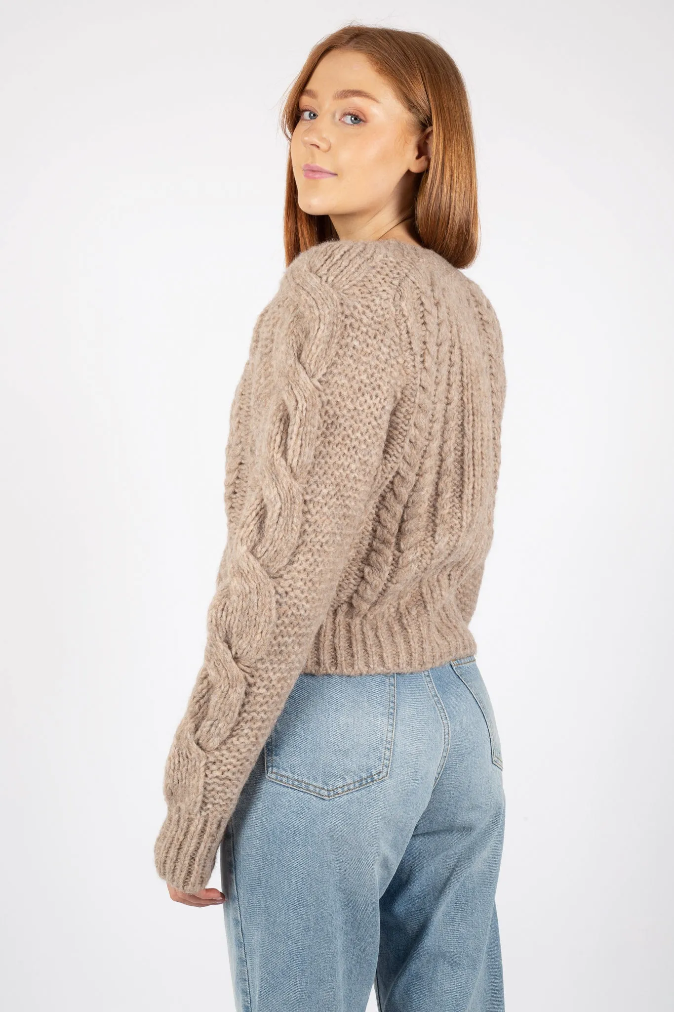 Carla Cardigan - Beige