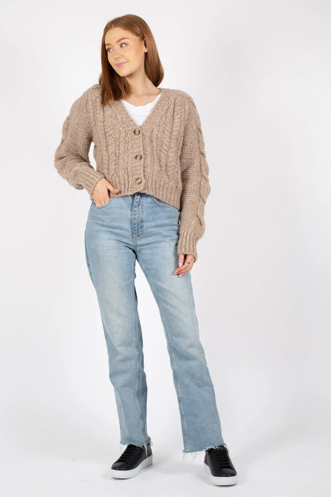 Carla Cardigan - Beige