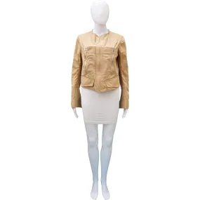 CELINE CROPPED KHAKI JACKET