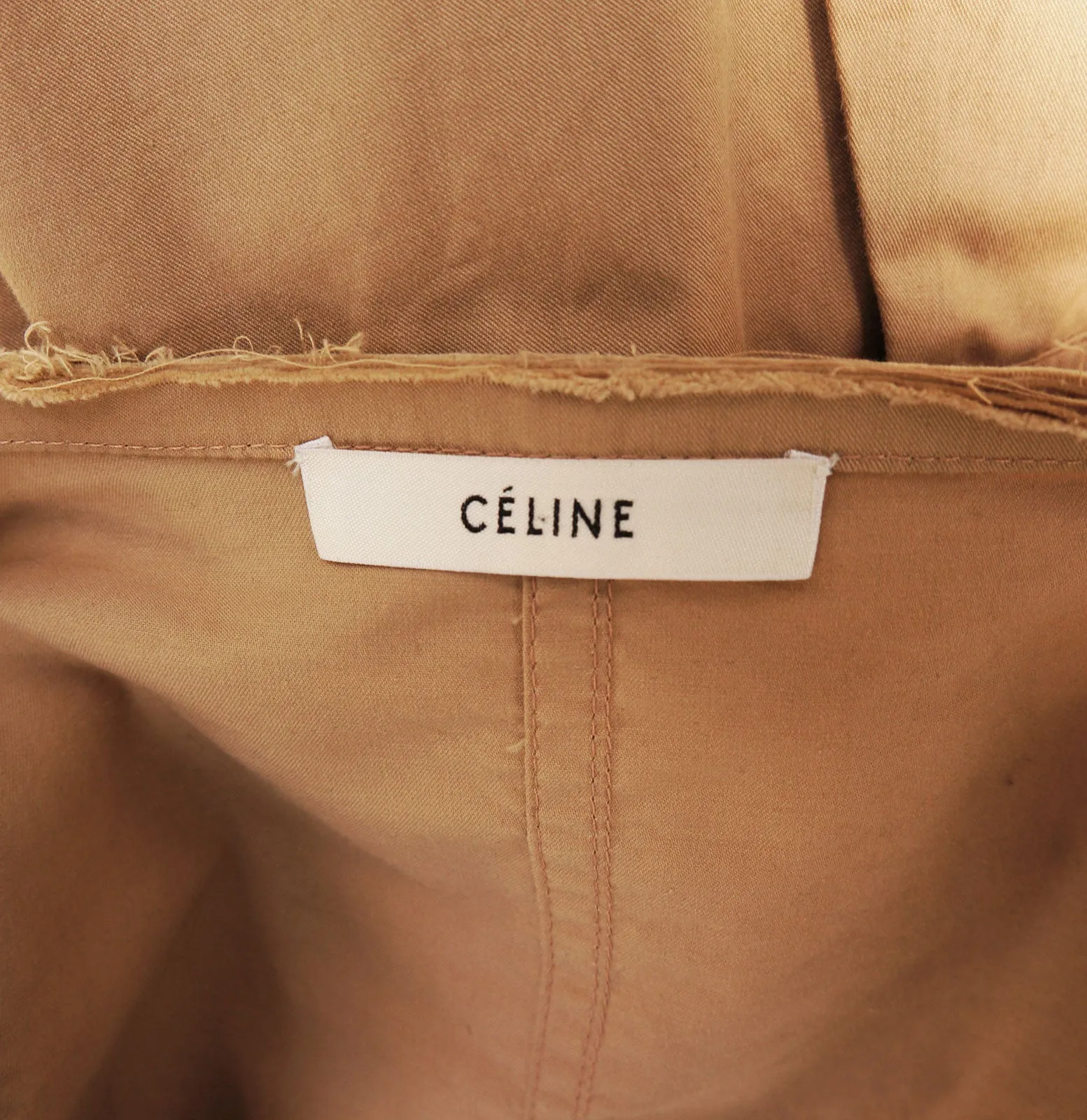 CELINE CROPPED KHAKI JACKET