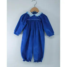 Charming Little One Wonderful Blue Garden Cynthia Romper