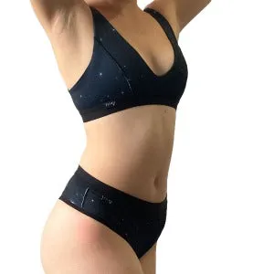 Cheeky Active Fit underwear - Midnight Sky -tucking underwear