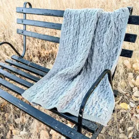 Cinda Blocks Blanket Knitting Pattern - 8Ply (BC122)