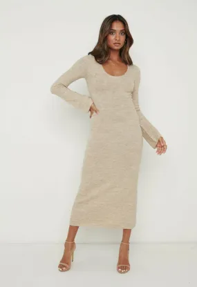 Clara Scoop Neck Knit Dress