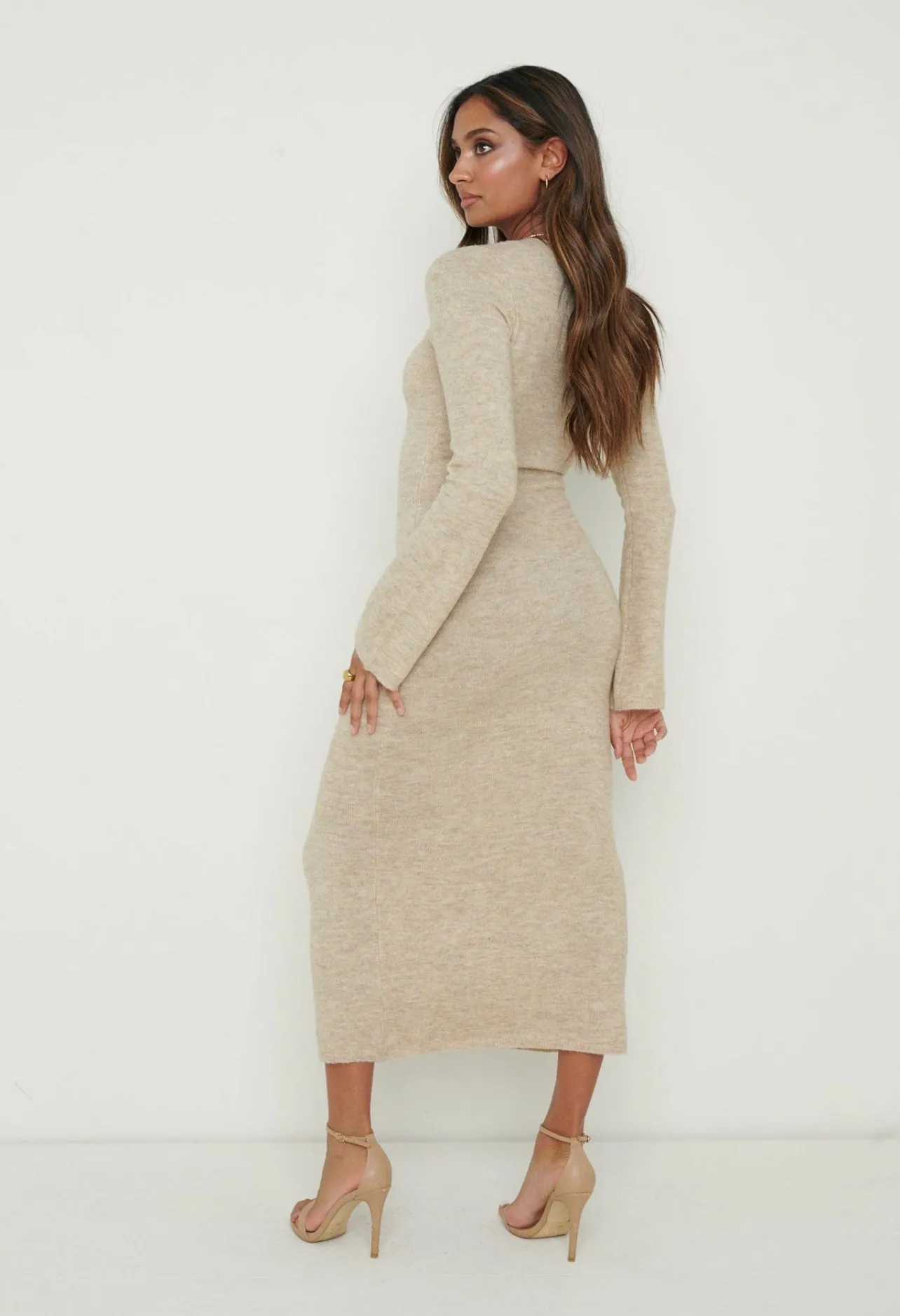 Clara Scoop Neck Knit Dress