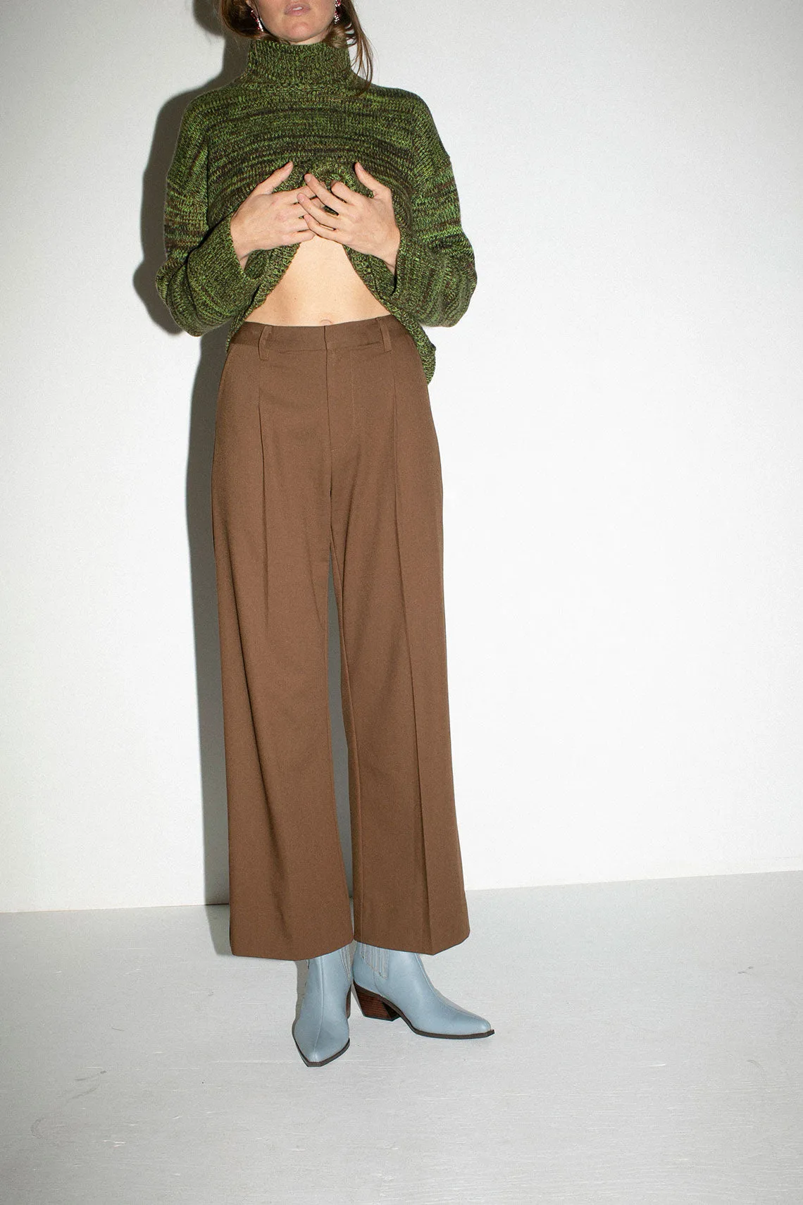 Coffee Twill Kent Pant