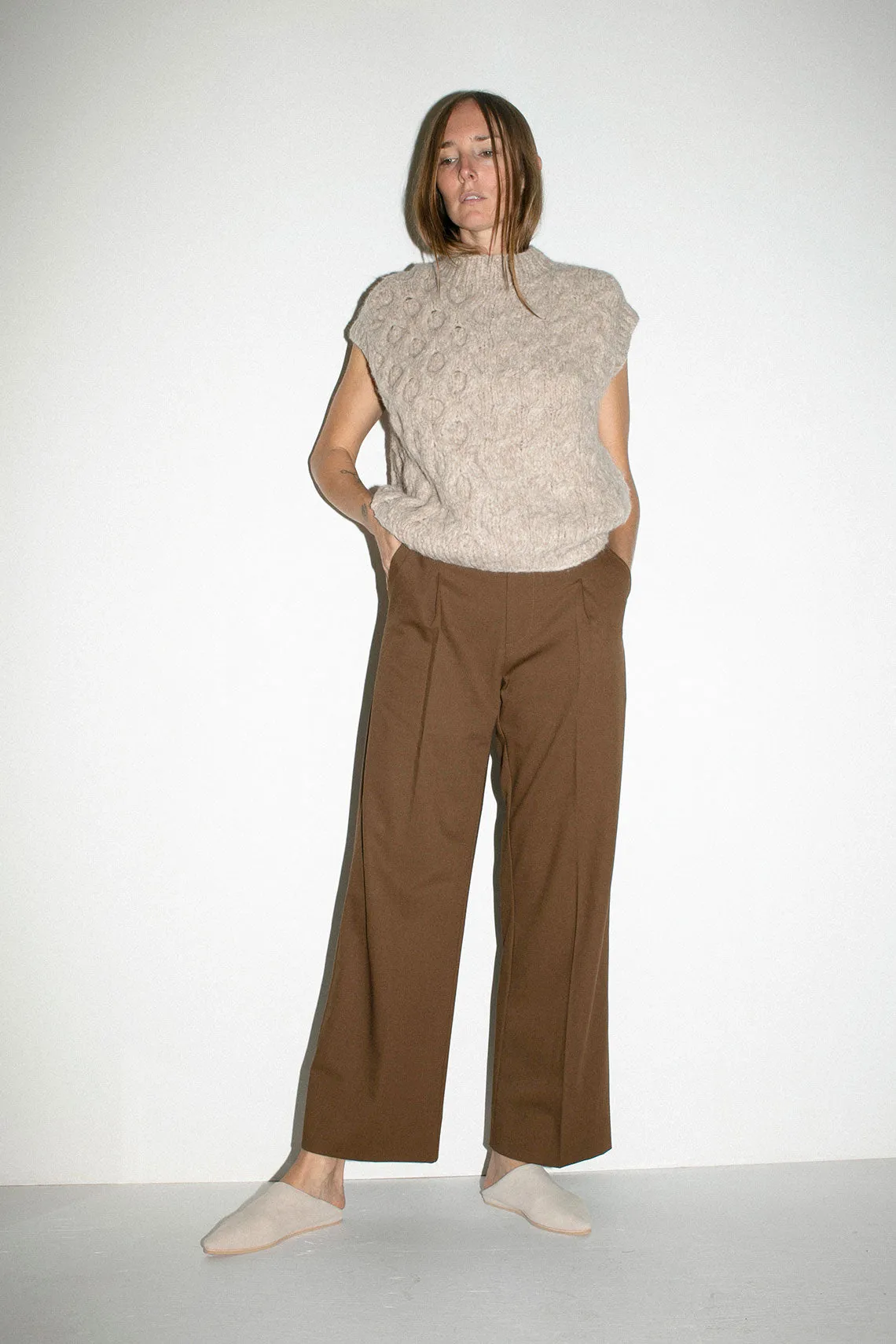 Coffee Twill Kent Pant