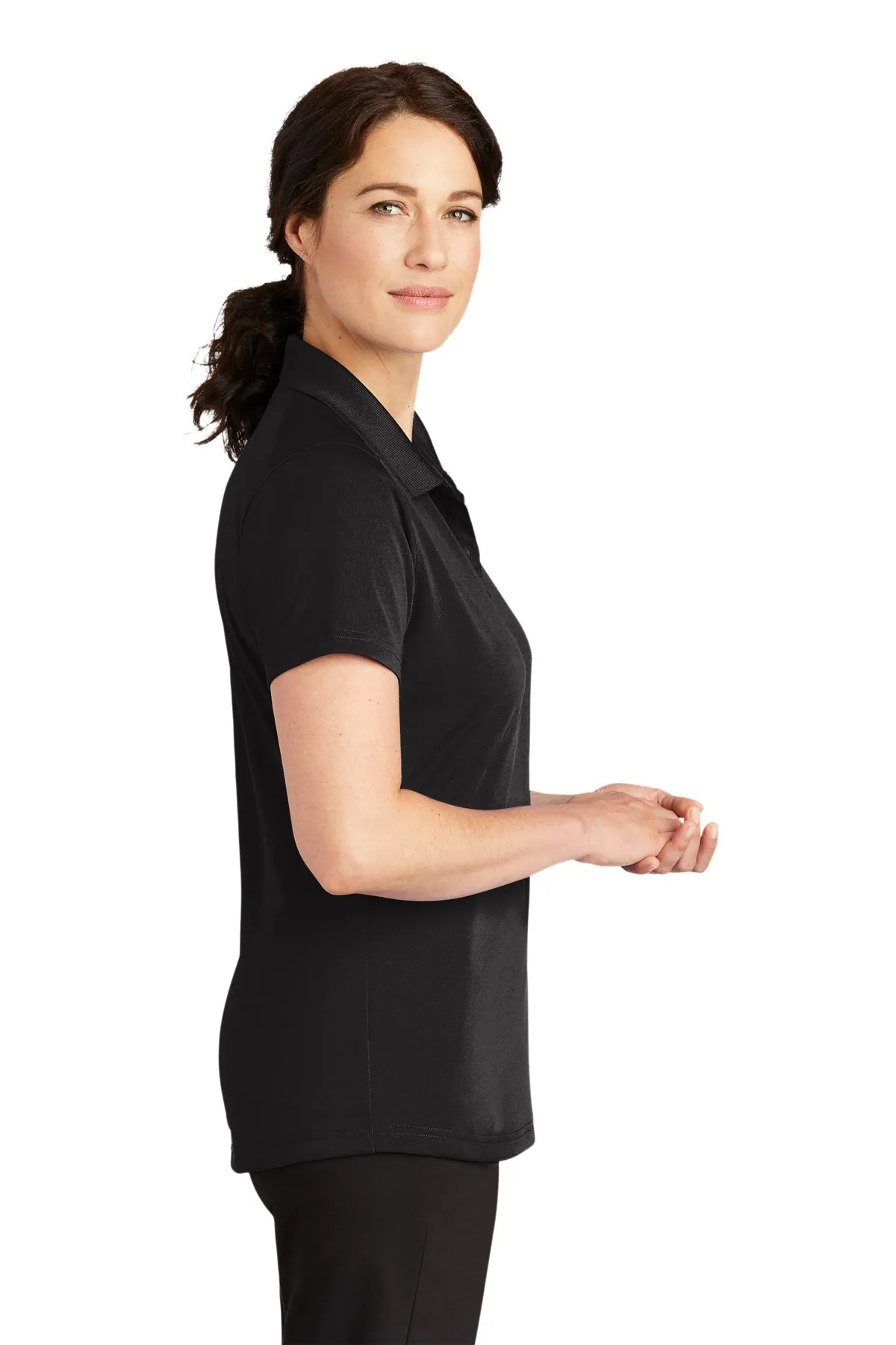 CornerStone Ladies Lightweight Polo, Black