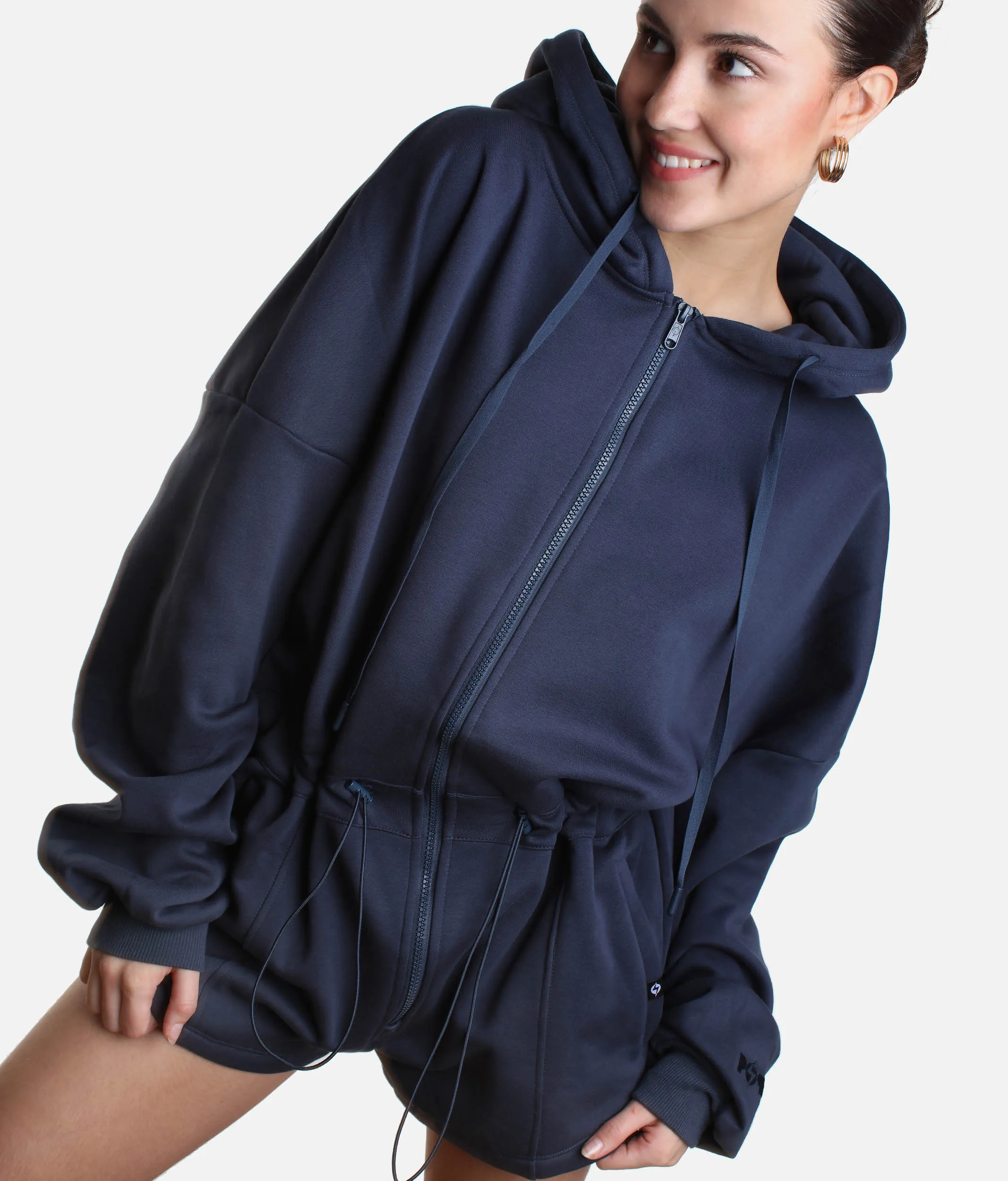 Cozy CLOUD ROMPER - Navy Dance Warm-Up