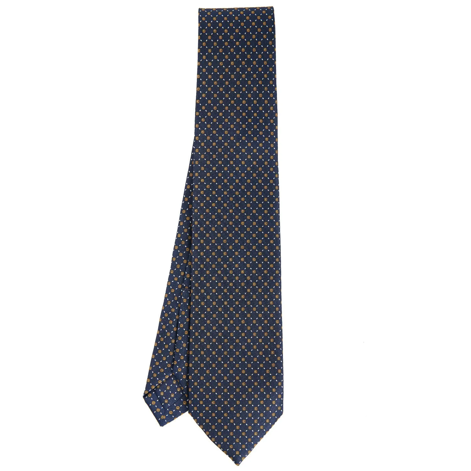 DARK BLUE 5 FOLD SARTORIAL SILK TIE