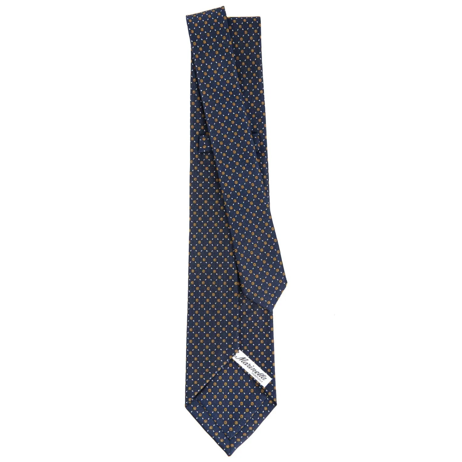 DARK BLUE 5 FOLD SARTORIAL SILK TIE