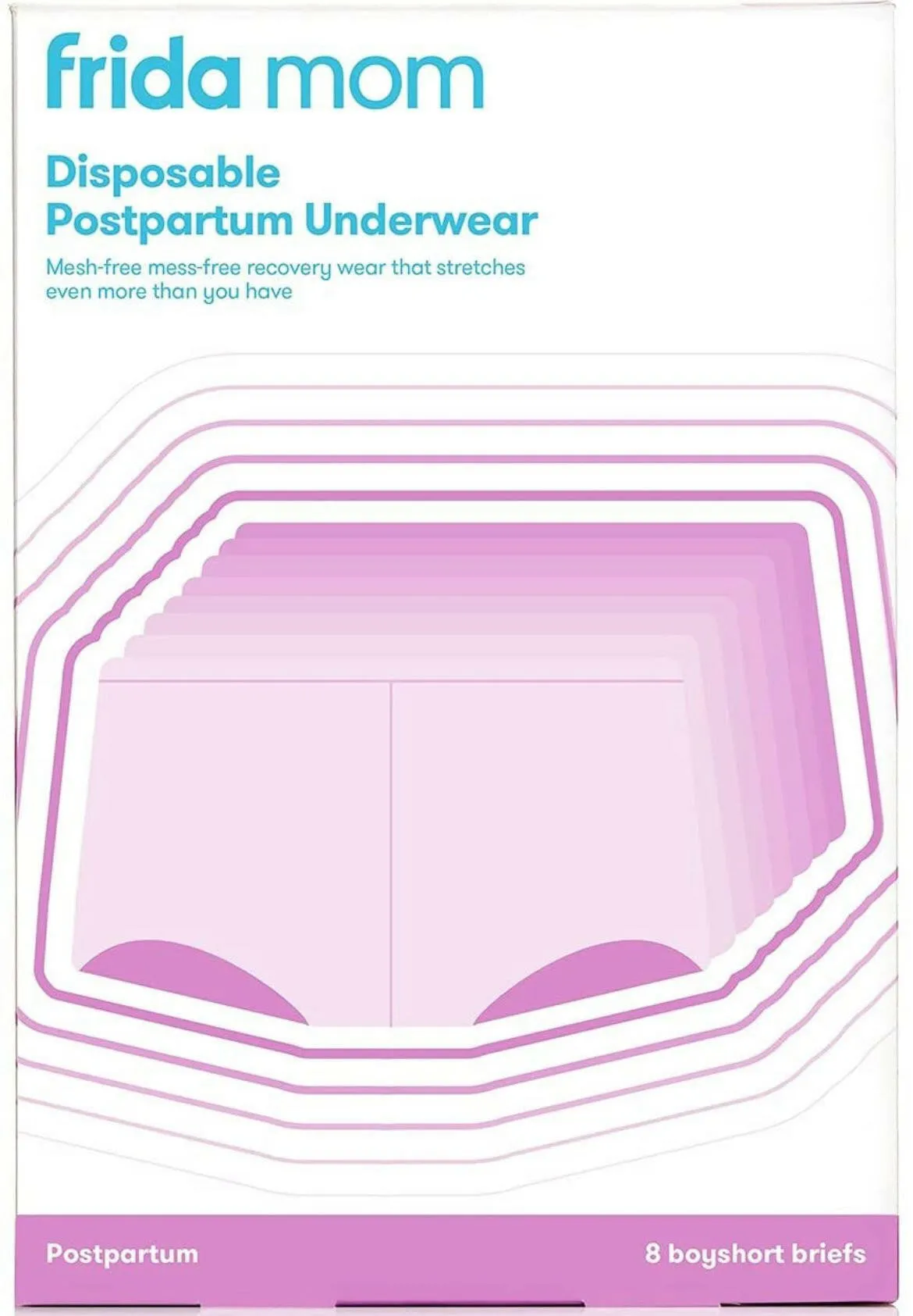 Disposable postpartum underwear Boyshort-cut from Frida Mom (8 Count)