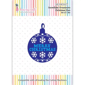 Dress My Craft Die - Snowflake Ornaments*